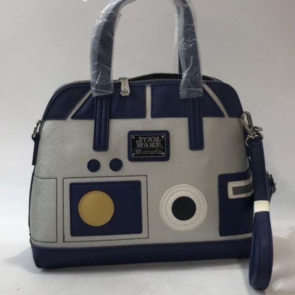 Loungefly Handbags - NEW!! Women’s Loungefly Star Wars R2-D2 Dome Satchel Bag